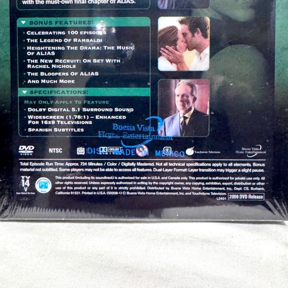 🕶️ Alias Seasons 4 & 5 DVD Bundle 💥 Factory Sealed Jennifer Garner Spy Series - Picture 9 of 16